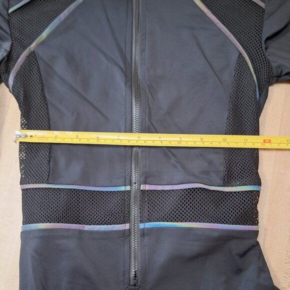 Slightly Defective iHeartRaves Dark Meets Light Rainbow Reflective Bodysuit - Picture 11 of 13
